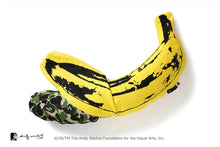 【 BAPE X MEDICOM TOY X ANDY WARHOL 】ABC CAMO BANANA CUSHION S