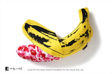 【 BAPE X MEDICOM TOY X ANDY WARHOL 】ABC CAMO BANANA CUSHION S