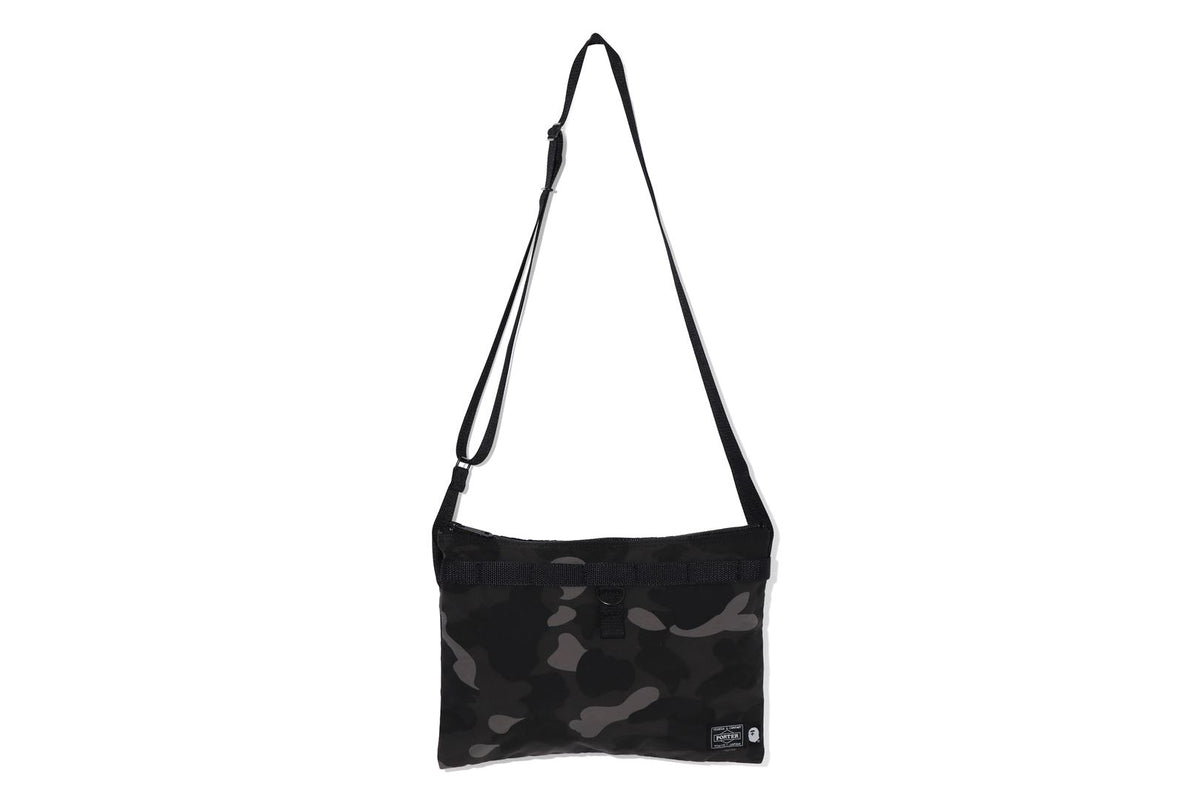 BAPE X PORTER COLOR CAMO CROSSBODY BAG bape