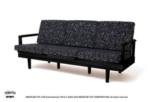 【 BAPE X FABRICK X KARIMOKU 】ABC NEON CAMO THREE SEAT SOFA BAPE HOME