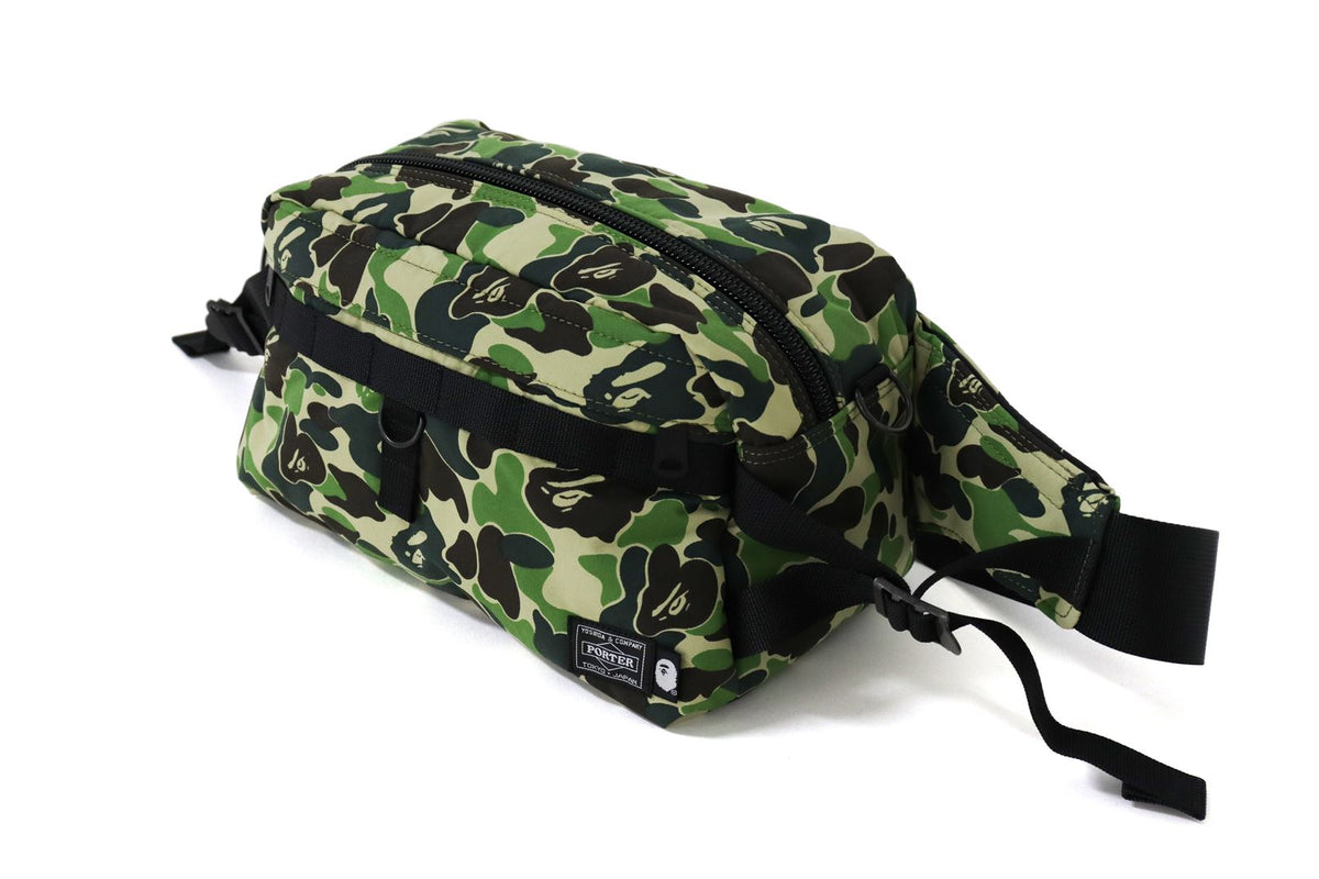 【 BAPE X PORTER 】ABC CAMO WAIST BAG | bape.com