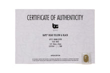 APE HEAD YELLOW AND BLACK BY ADAM LISTER