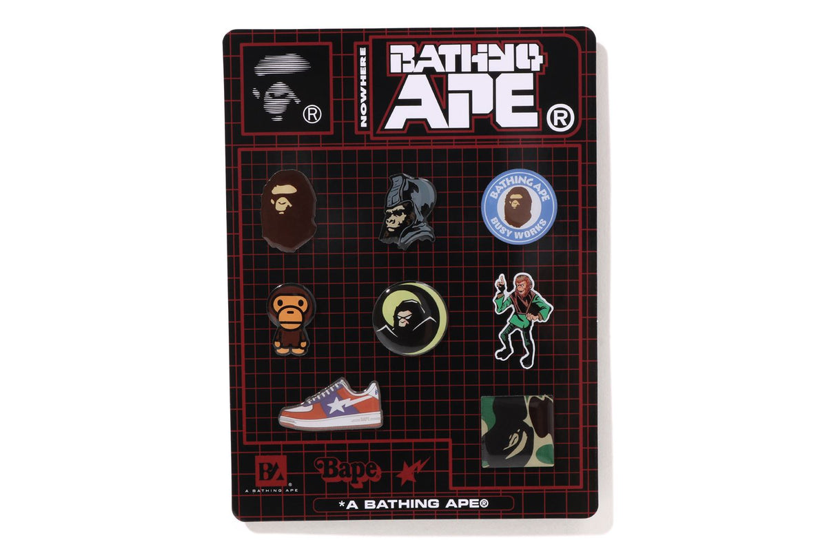 A BATHING APE PINS SET | bape.com