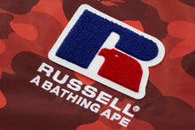 【 BAPE X RUSSELL 】COLOR CAMO COLLEGE COACH JACKET