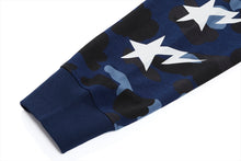 【 BAPE X RUSSELL 】COLOR CAMO COLLEGE LAYERD L/S TEE