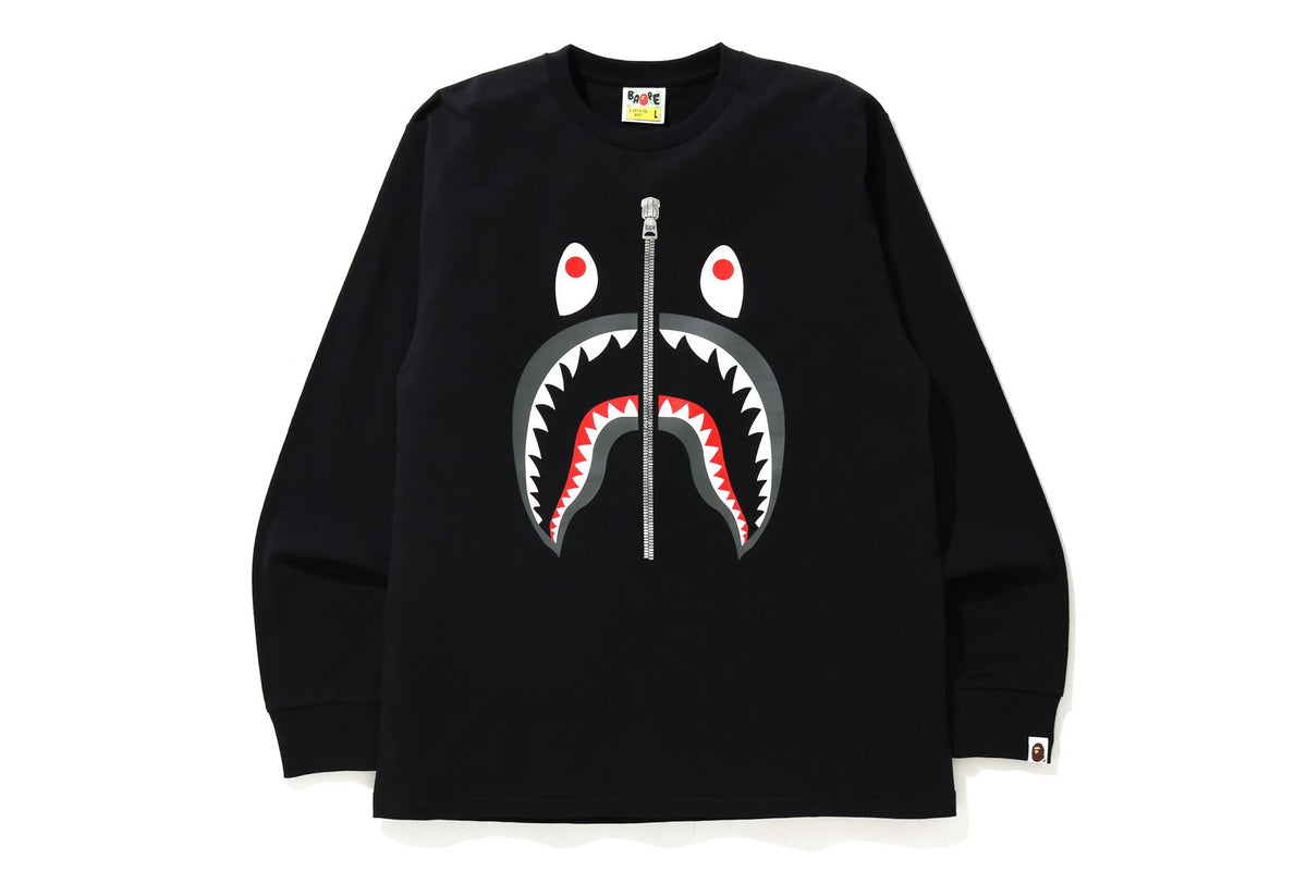 SHARK L/S TEE | bape.com