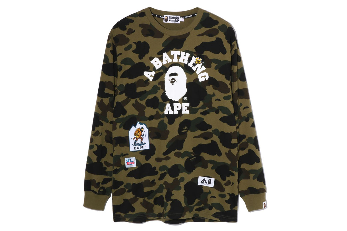 MULTI LABEL 1ST CAMO L/S TEE