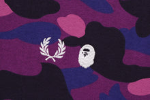 【 BAPE X FRED PERRY 】COLOR CAMO PULLOVER HOODIE