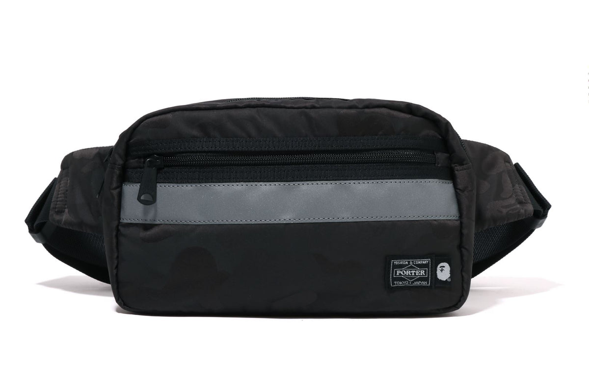 【 BAPE X PORTER】SOLID CAMO WAIST BAG