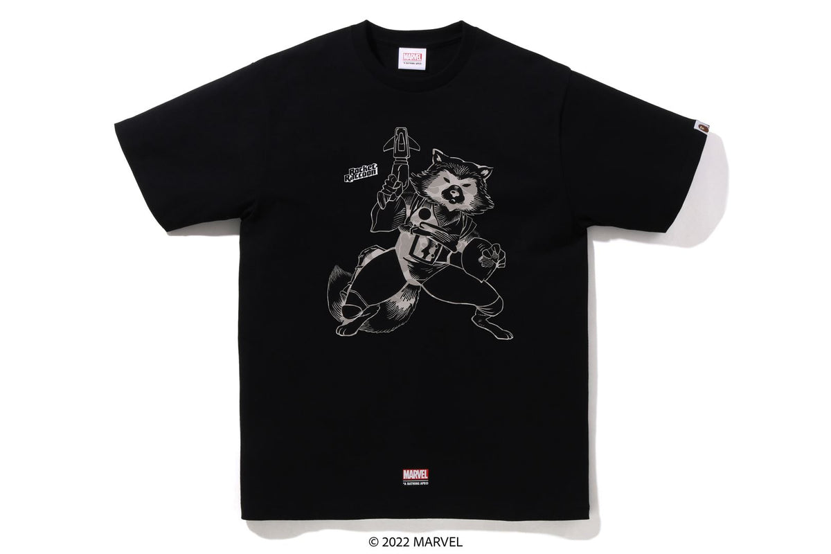 BAPE X MARVEL ROCKET RACCOON TEE