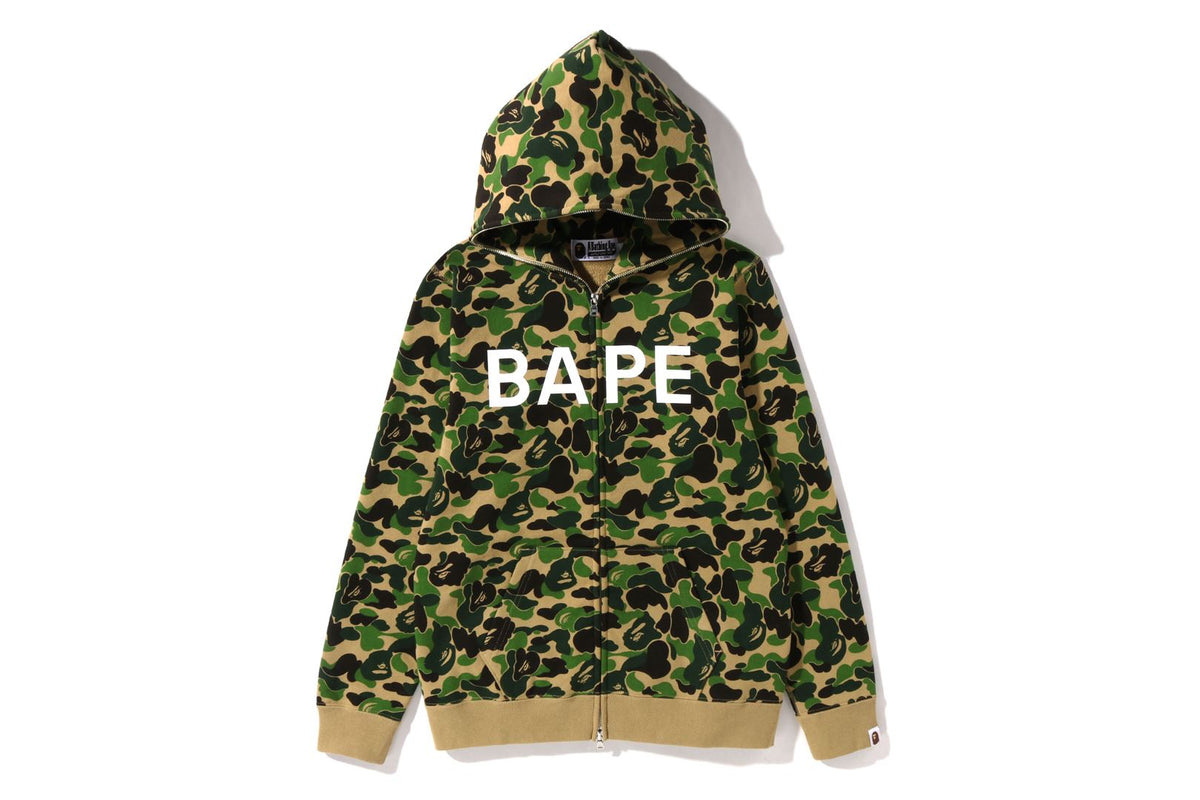 ABC CAMO BAPE FULL ZIP HOODIE