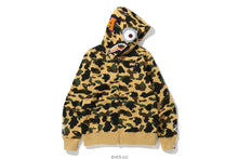 【 BAPE X MINIONS 】1ST CAMO SHARK FULL ZIP HOODIE