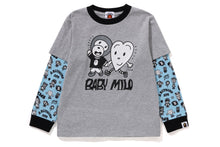 【 BAPE KIDS X CHOCOMOO 】MILO FRIENDS LAYERED L/T TEE