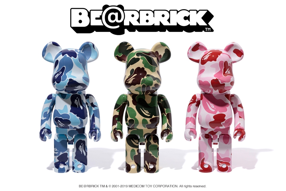 2024年秋冬新作 A BATHING APE ベアブリック 1000％ CAMO BE@RBRICK 3 ...