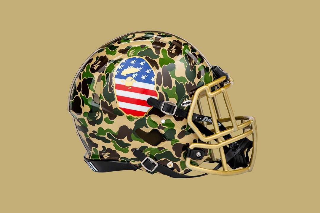 A BATHING APE 19ss adidas RIDDELL HELMET Lサイズ アベイシング 