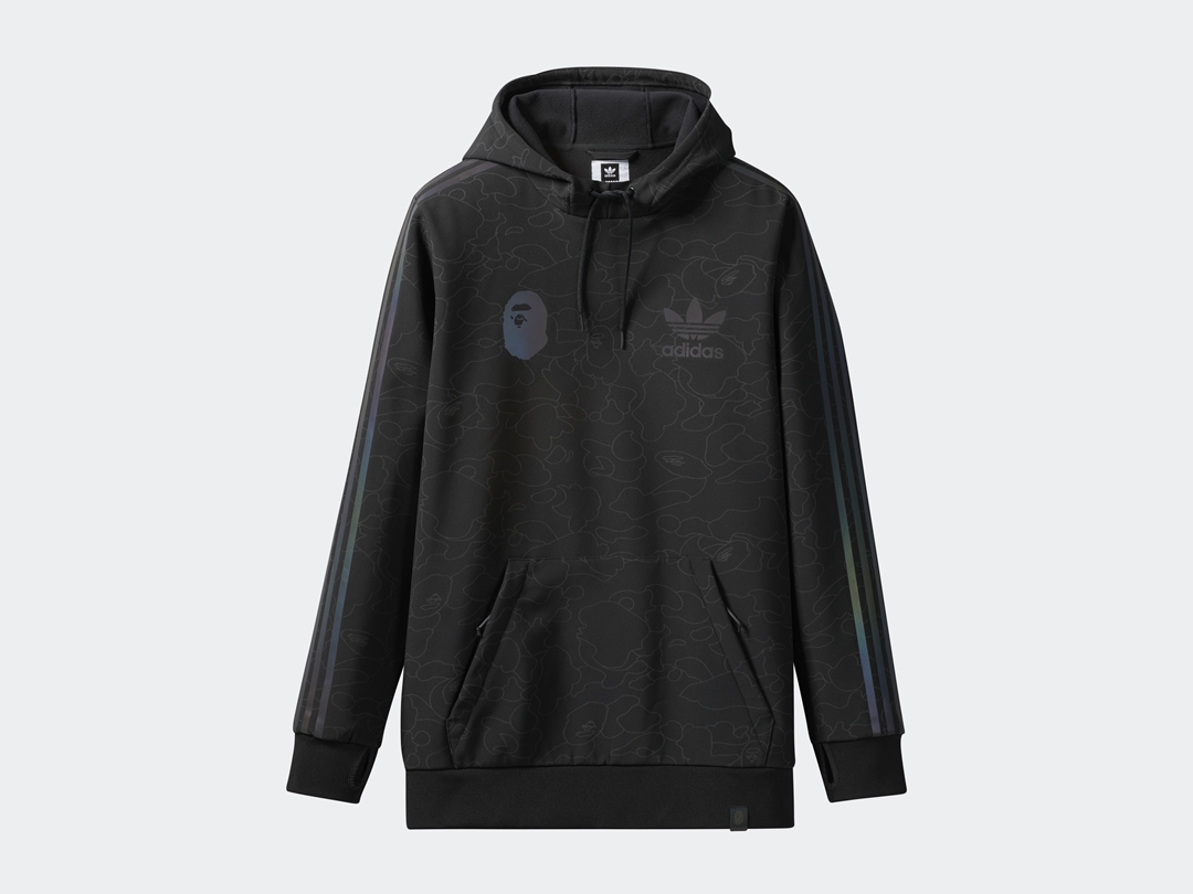 Adidas x 2024 bape hoodie snowboard