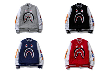 SHARK SWEAT VARSITY JACKET