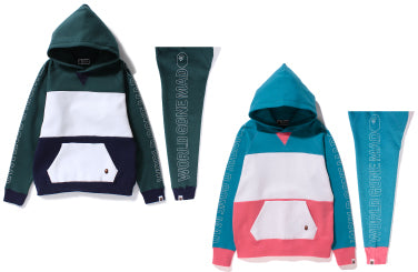 COLOR BLOCK OVERSIZED PULLOVER HOODIE