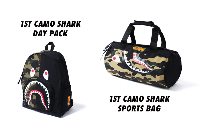 1ST CAMO SHARK DAY PACK / 1ST CAMO SHARK SPORTS BAG