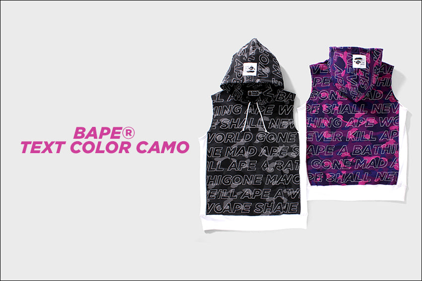 BAPE® TEXT COLOR CAMO