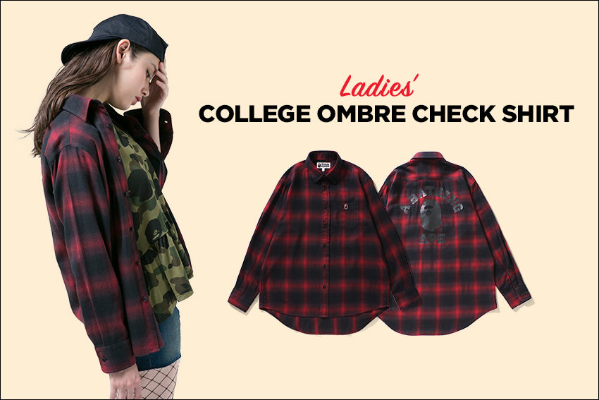 COLLEGE OMBRE CHECK SHIRT