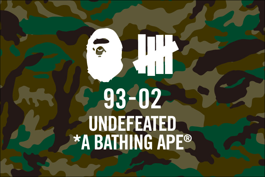 A BATHING APE® × UNDEFEATED