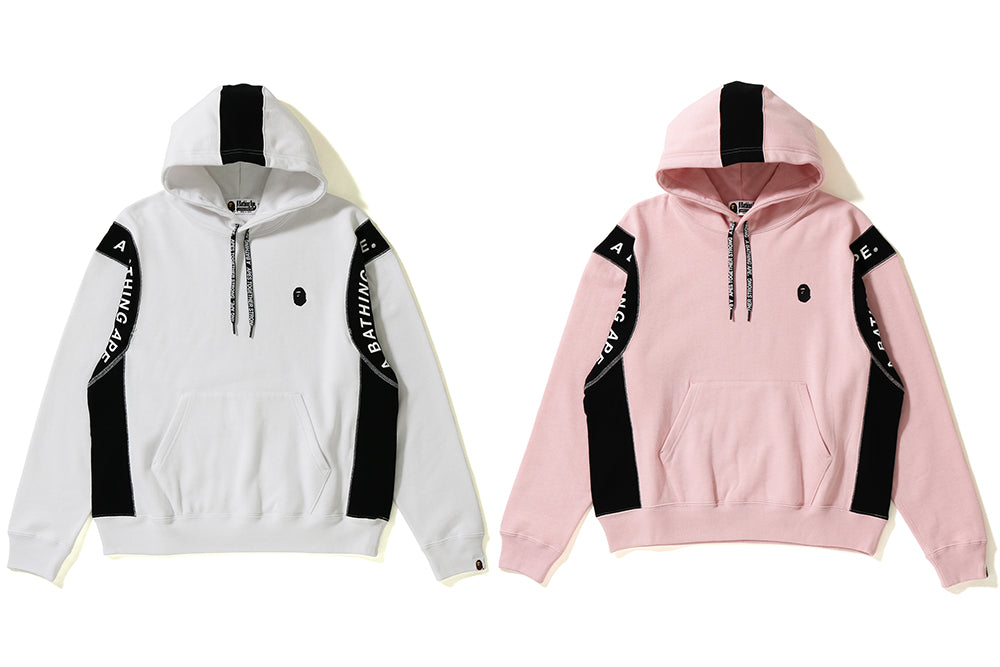 SHOULDER LOGO WIDE PULLOVER HOODIE