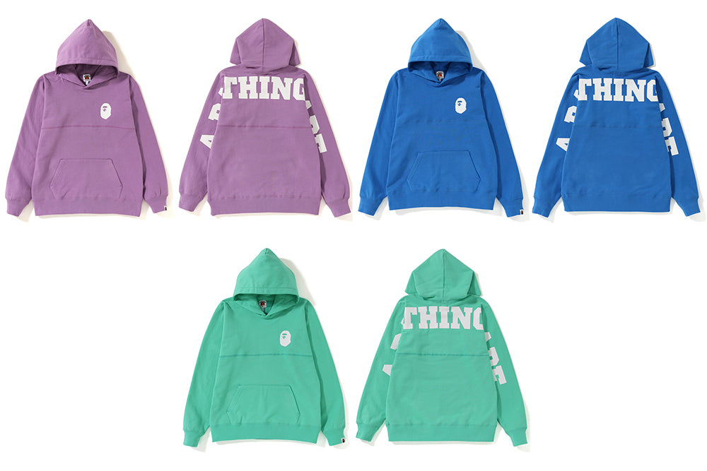 PASTEL COLOR BIG LOGO PULLOVER HOODIE | bape.com