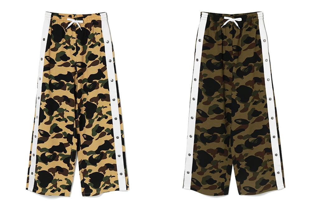 1ST CAMO SIDE BUTTON PANTS