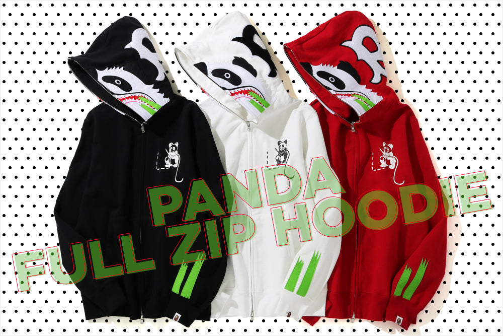 PANDA FULL ZIP HOODIE