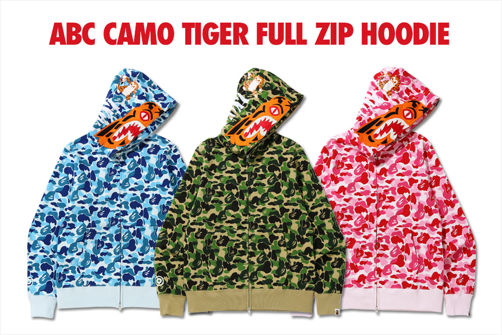 ABC CAMO TIGER FULL ZIP HOODIE