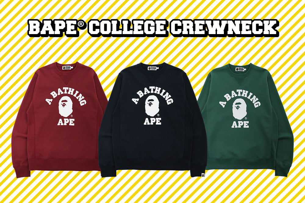 BAPE® COLLAGE CREWNECK