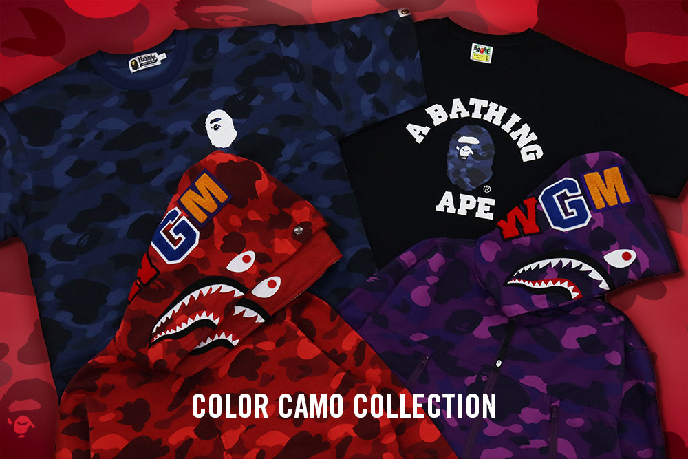 Colorful Bape COLOR CAMO COLLECTION | bape.com