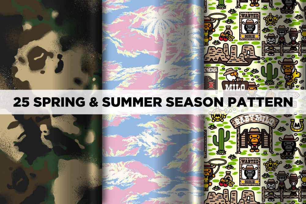 Aape Pattern A BATHING APE® 2025 SPRING/SUMMER SEASONAL PATTERN | bape.com