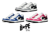 パテントレザーのBAPE® SK8 STAが登場。