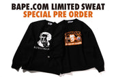 90年代をテーマにしたスウェットがBAPE.COMにて数量限定で登場！