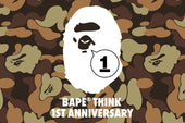 「BAPE® THINK」1周年を記念した限定アイテムが登場
