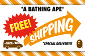 BAPE.COM限定！FREE SHIPPINGキャンペーン開始