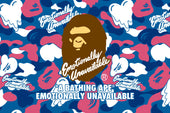 BAPE®︎ × EMOTIONALLY UNAVAILABLE
