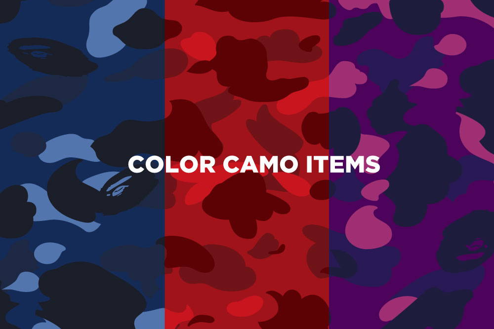 Bape Color COLOR CAMO ITEMS | bape.com