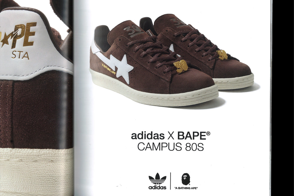 A BATHING APE® × adidas Originals “Campus 80s Sneaker”