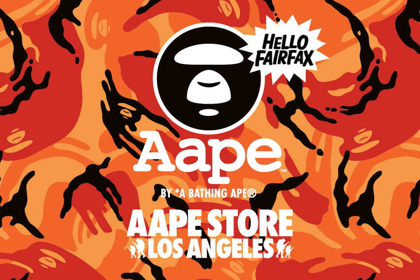 AAPE STORE LOS ANGELES NEW OPEN