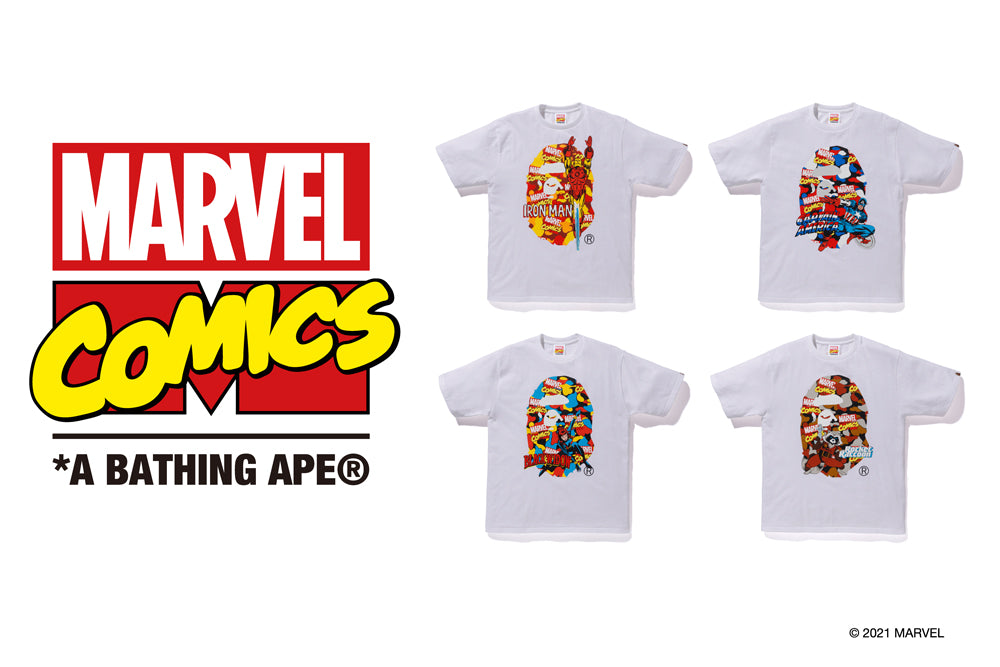 A BATHING APE® “MARVEL” Collection