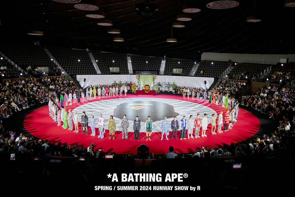 A BATHING APE® 2024 SS RUNWAY SHOW by R | bape.com
