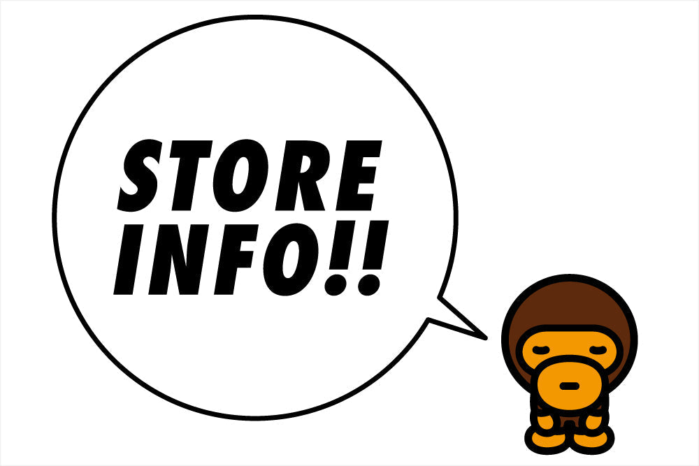 BAPE KIDS®、PIRATE STORE 休業のお知らせ