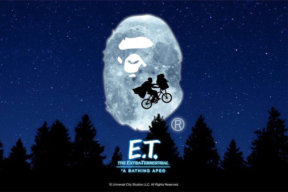 A BATHING APE® × E.T.