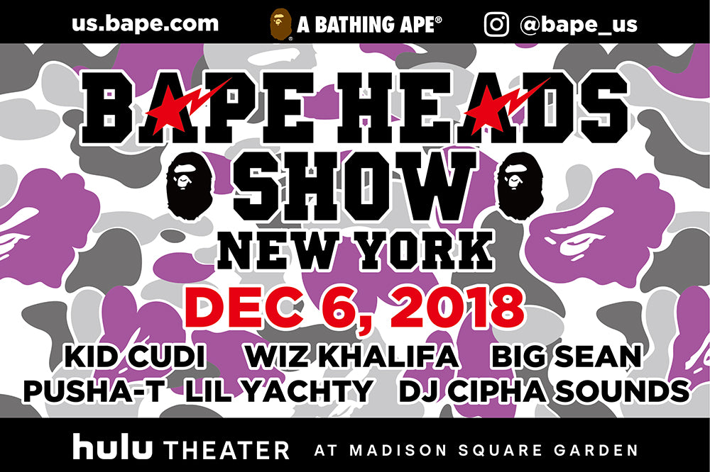 BAPE® HEADS SHOW NEW YORK