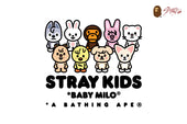 A BATHING APE®︎ × Stray Kids