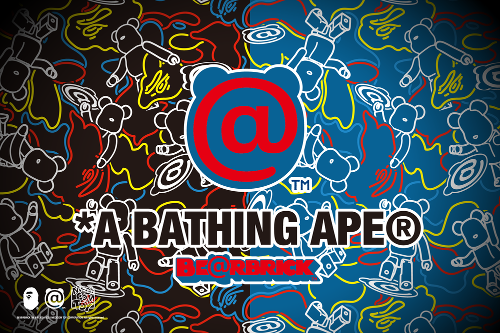 A BATHING APE® × BE@RBRICK