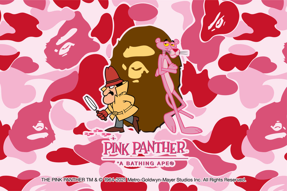 A BATHING APE® × PINK PANTHER